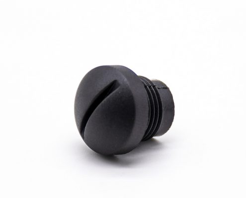 M12防塵帽塑料不帶鏈條用于母頭連接器