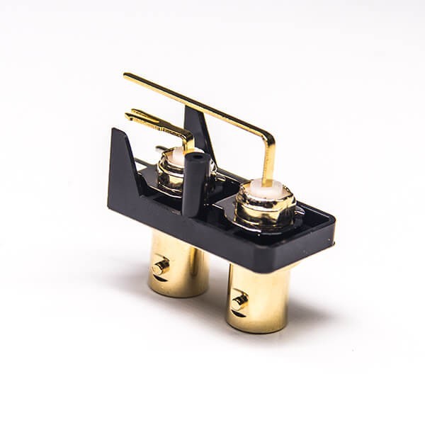 75ohm-bnc-jack-right-angled-through-hole-50ohm-for-pcb-mount(2) BNC連接器接口端子母頭彎式穿孔PCB板安裝
