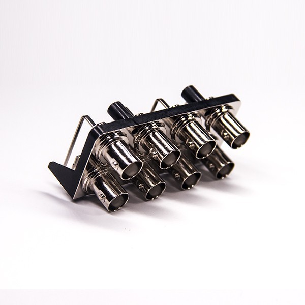 8-holes-bnc-connector-female-right-angled-pcb-mount-dip-type(5) BNC母頭彎式90度穿孔安裝接PCB板連接器
