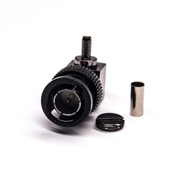 EB-001-0262 BNC公頭接線彎式壓接RF連接器
