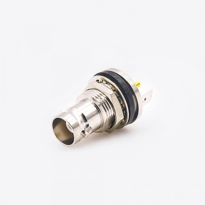 EB-001-0312 防水BNC連接器母頭直式面板安裝前鎖穿墻焊接接線(xiàn)