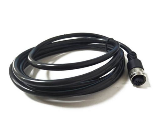 M12 IP67防水線3芯公頭直式單邊PVC線束1.5M AWG24不帶屏蔽A扣