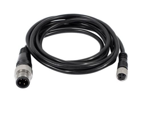 M12航空電纜A Code 4芯公頭轉(zhuǎn)M8 3芯母頭雙邊注塑成型線2M AWG24不帶屏蔽