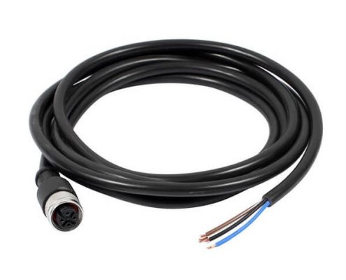 M12 4Pin連接器 A-code母頭直頭成型式帶線1.5M AWGM12 4Pin連接器 A-code母頭直頭成型式帶線1.5M AWG22型IP67防水不帶屏蔽22型IP67防水不帶屏蔽