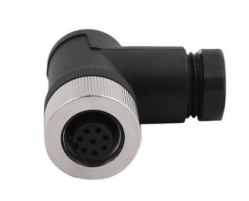 M12現(xiàn)場組裝插頭A編碼8芯母彎式不帶屏蔽塑料外殼PG7廠商