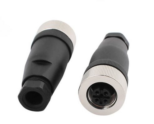 M12現(xiàn)場組裝插頭A編碼5芯母直式不帶屏蔽塑料外殼PG7廠家