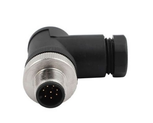 M12現(xiàn)場組裝插頭A編碼8芯公彎式不帶屏蔽塑料外殼PG7廠家