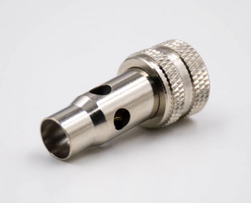 M125針母頭組裝接頭A扣直式接線焊接式帶屏蔽連接器