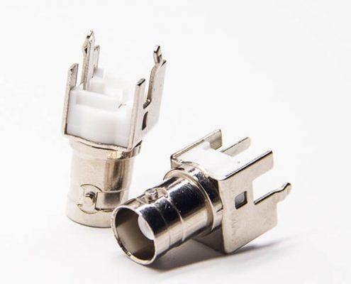 bnc射頻連接器 直式同軸母頭 PCB板端