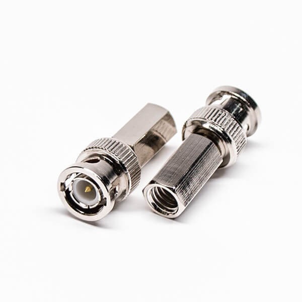 bnc-connector-plug-rf-coaxial-connector-male-clamp-type-to-cable(2) BNC公頭同軸連接器器插頭螺母緊鎖接線