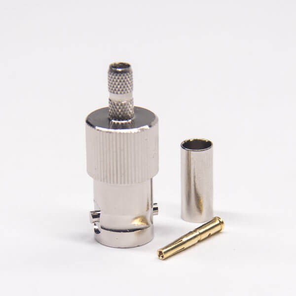 bnc-connectors-straight-female-rp-crimp-cable-connector(3) 連接器BNC母頭直式壓接式接線連接器