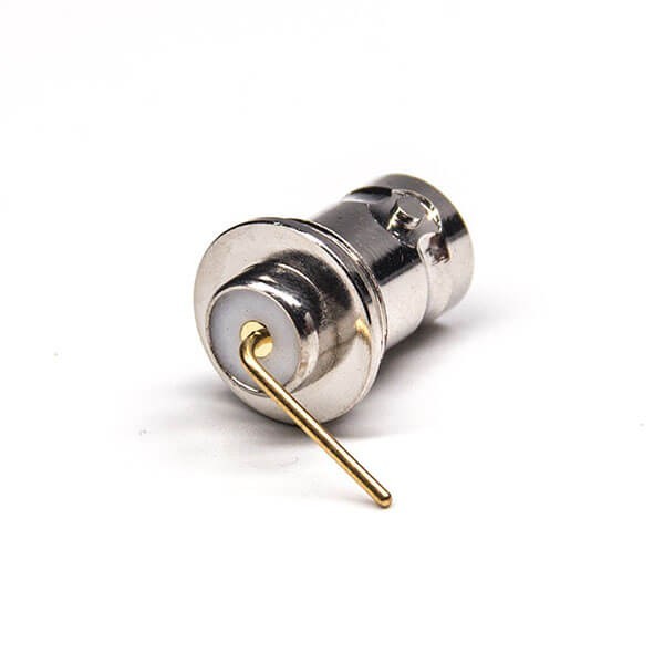 bnc-rolling-type-connector-female-right-angled-nickel-plating(1) 彎式BNC連接器母頭帶針短螺紋卯壓式接PCB板