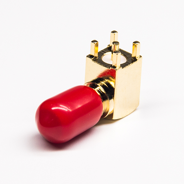 10-1 彎式sma連接器防塵母頭加長(zhǎng)螺紋插板