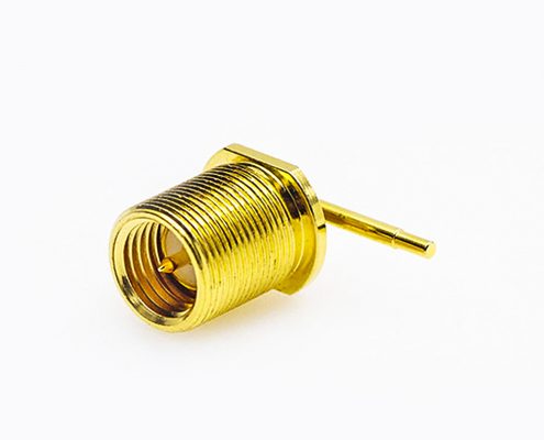 SMA連接器公頭直式PCB安裝焊板