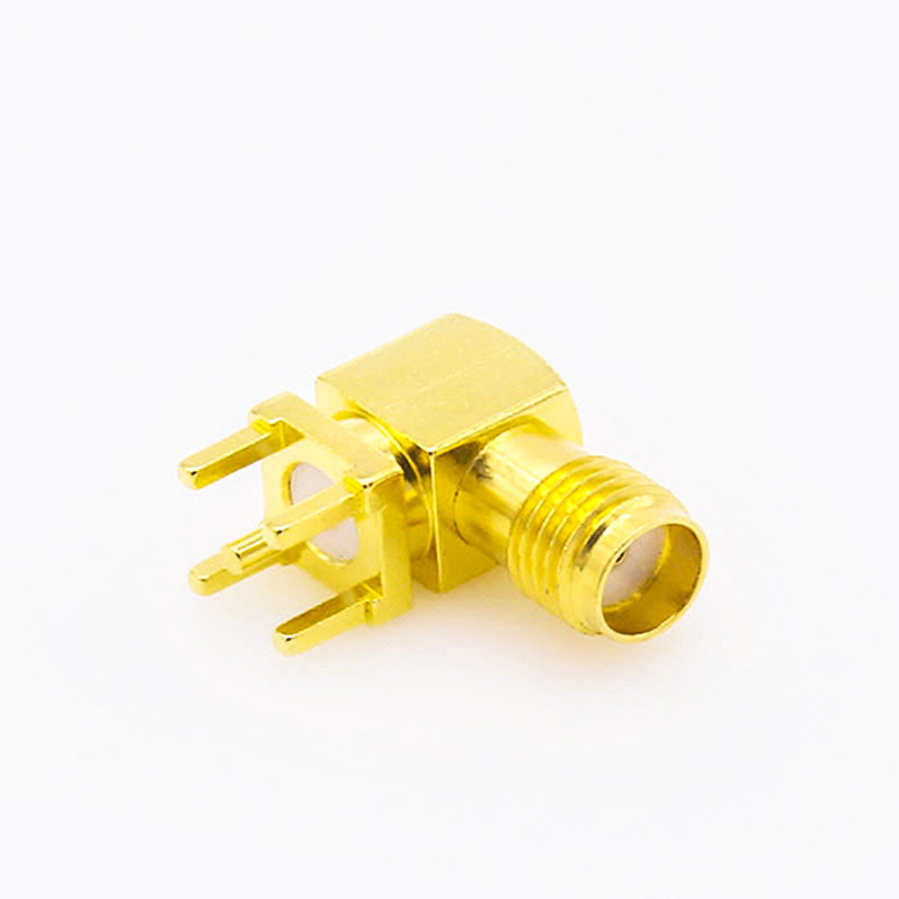 27(5) SMAPCB安裝連接器母頭彎式插孔