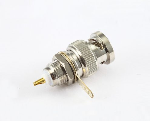 BNCSYV75-3接線螺母鎖緊連接器公頭180度