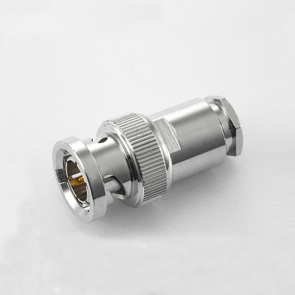 313(8) 接線SYV75-3直式公頭BNC連接器焊接