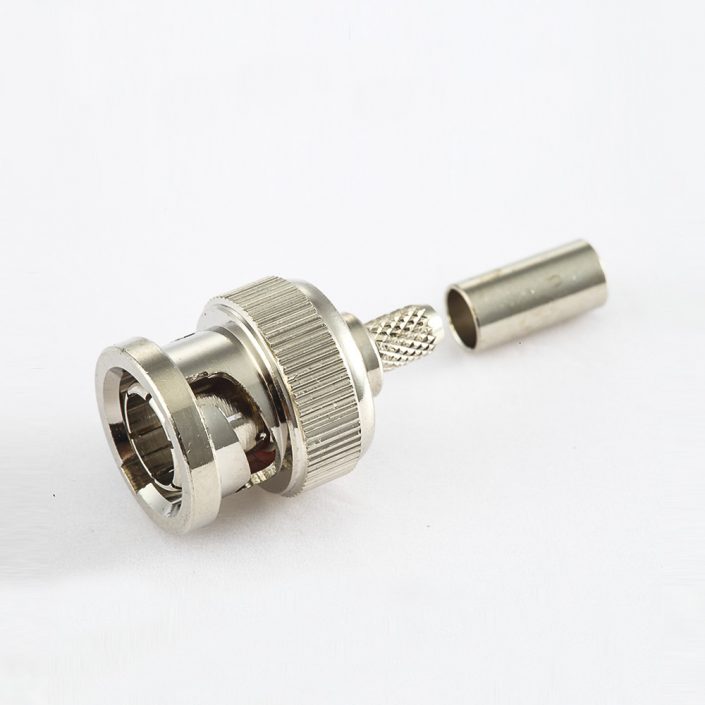 320(5) RG58/RG142接線BNC連接器公頭180度焊接