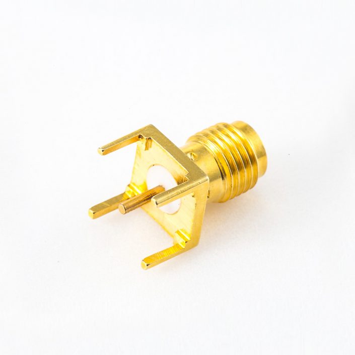 直式插孔SMA連接器PCB安裝母頭