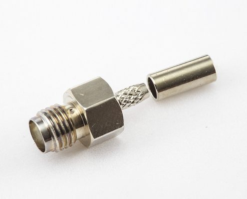 用于RG174 / RG316 / LMR100 直式SMA連接器母頭壓接