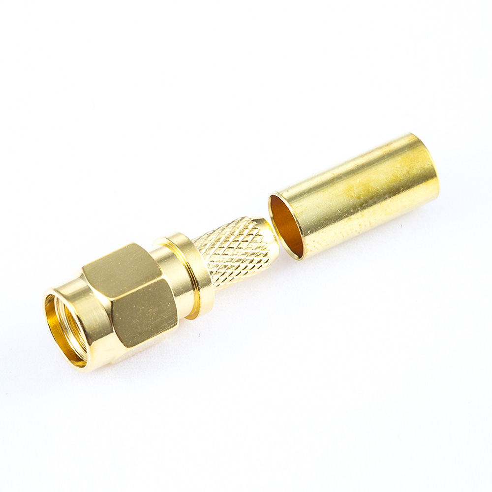 413(8) SYV50-5接線用SMA連接器直式公頭型壓接