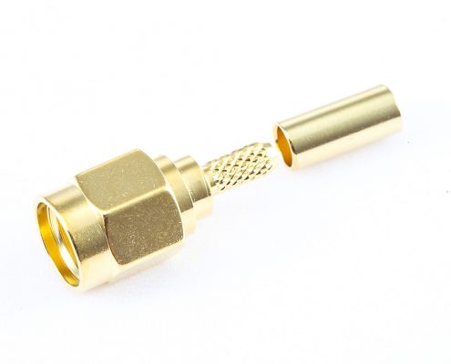 SMA壓接RG174 / RG316 / LMR100連接器直式公