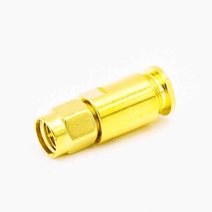 53(12) SMA連接器公頭直式螺母鎖緊用于RG58 / RG142