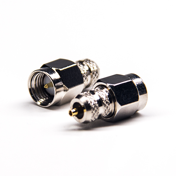 55-4 SMA公頭直式連接器焊接式接同軸線纜