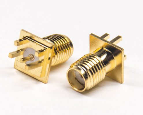 異型sma卡板sma接頭直式母頭腳長(zhǎng)短不一連接器