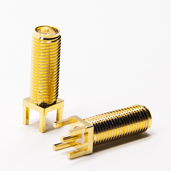 806-0299-4 SMA射頻接口連接器直式鍍金插板接PCB板