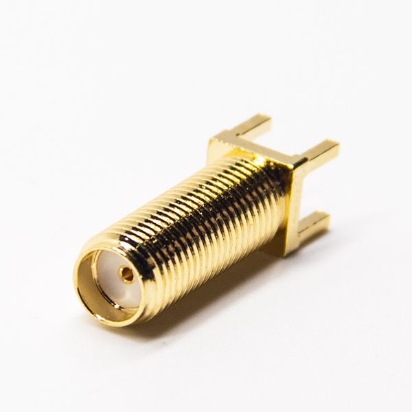 806-0299 SMA射頻接口連接器直式鍍金插板接PCB板