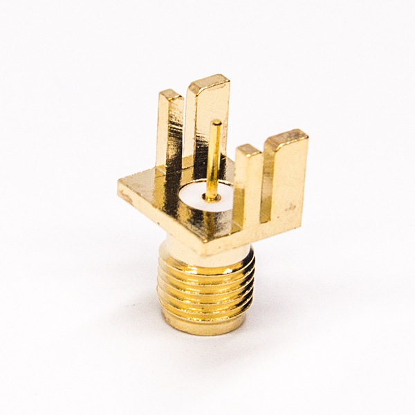 83-3 射頻同軸連接器sma邊緣卡板式母頭直式接PCB板