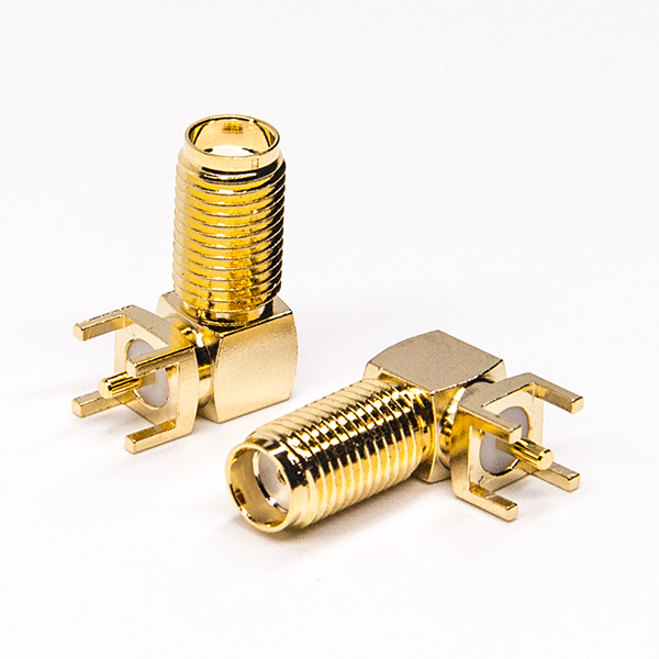 85-3 sma型連接器彎式彎式插PCB板鍍金