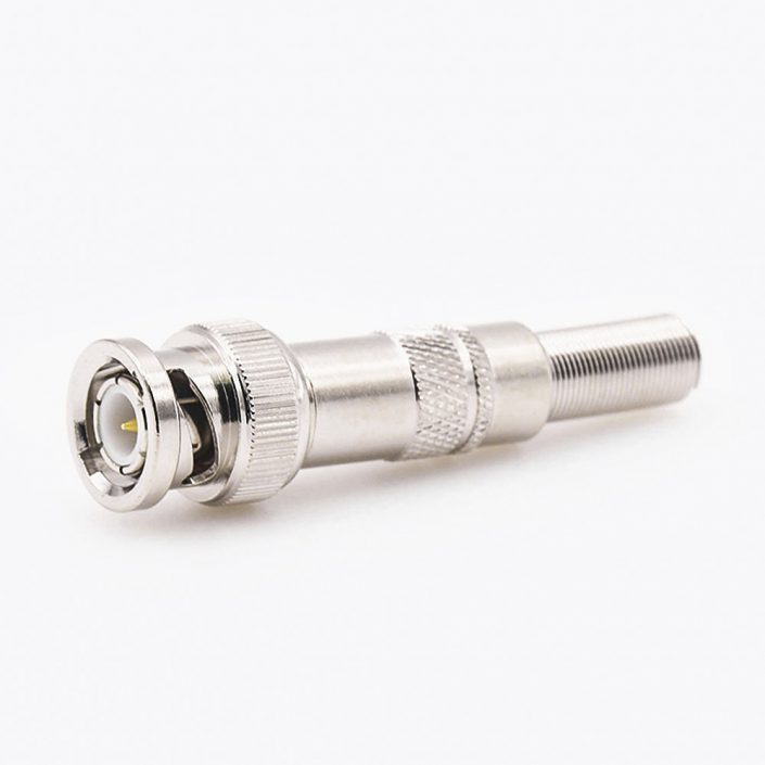 EB-001-0347 BNC連接器公頭直式接線焊接帶彈簧用于SYV-50-4