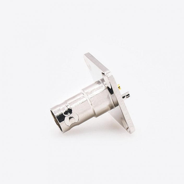 EB-001-0360 接線(xiàn)BNC連接器母頭直式面板安裝4孔法蘭
