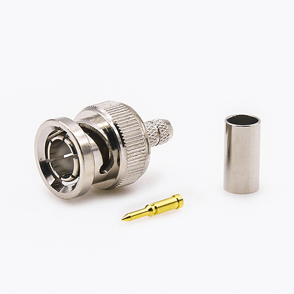 EB-001-0380 RG58BNC連接器RG58/RG142的公頭直式接線壓接