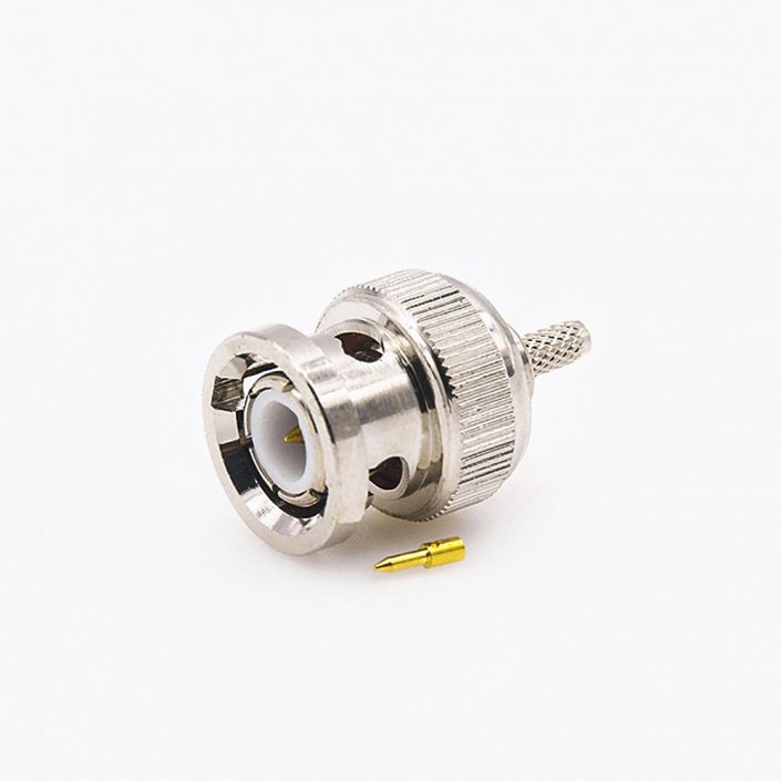 EB-001-0399 RG174/RG316壓接BNC公頭直式接線連接器