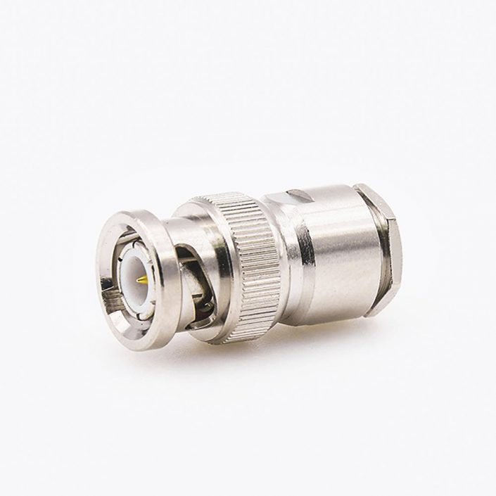 EB-001-0405 BNC連接器SYV-50-5-1的螺絲固定公頭直式接線螺母鎖緊