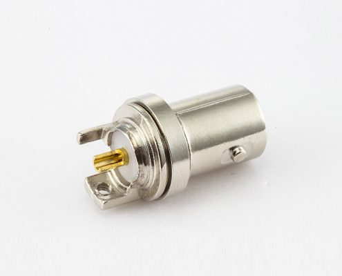 50ΩBNC連接器接線(xiàn)母頭直式焊杯