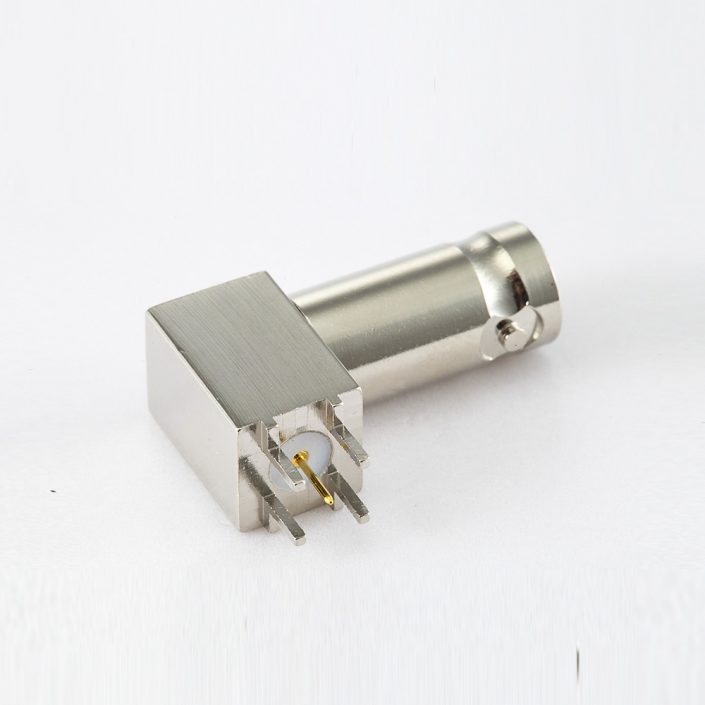 EB-001-0419 BNC連接器75Ω母頭彎式PCB安裝插孔
