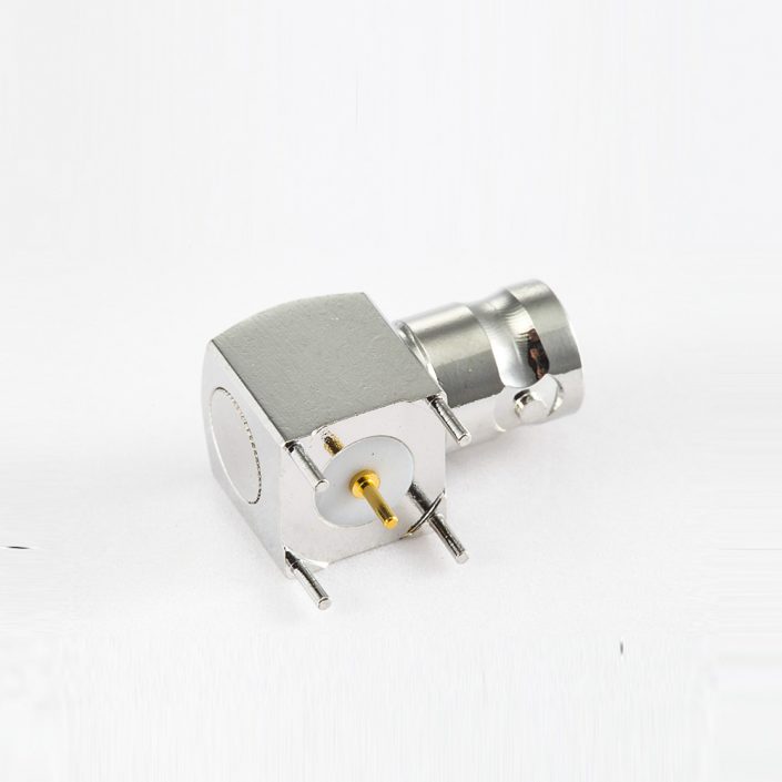 EB-001-0421 插座BNC連接器75Ω彎式PCB安裝插孔