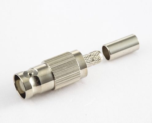 壓接RG58/RG142BNC連接器母頭直式