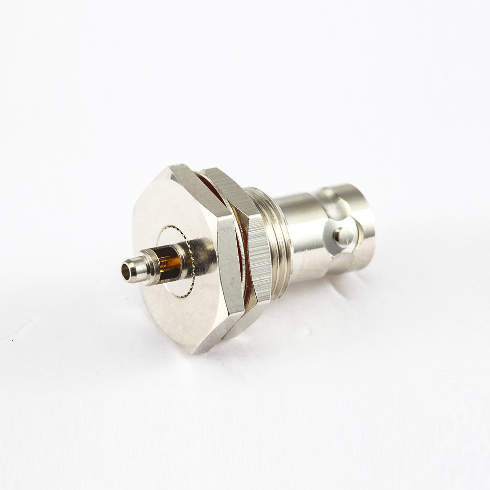 EB-001-0453 接線BNC連接器RG174/RG316母頭直式面板安裝前鎖穿墻焊接