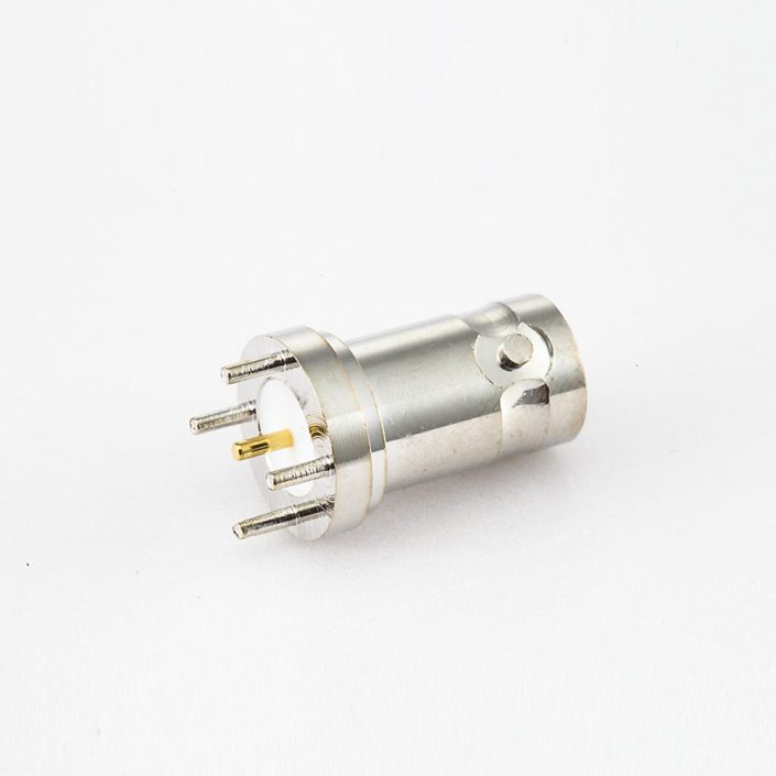 EB-001-0455 50ΩBNCPCB安裝連接器母180度直插