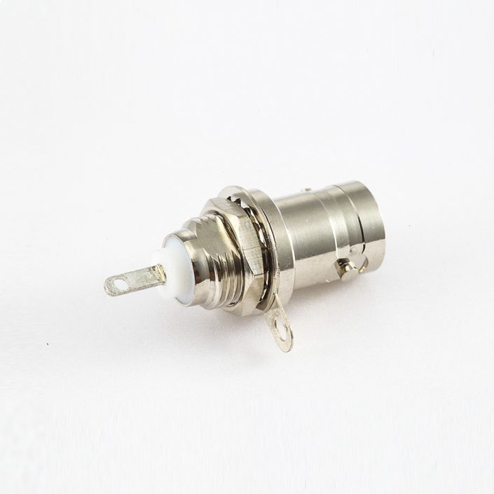 EB-001-0478 接線焊接BNC連接器母頭直式螺母面板安裝后鎖穿墻