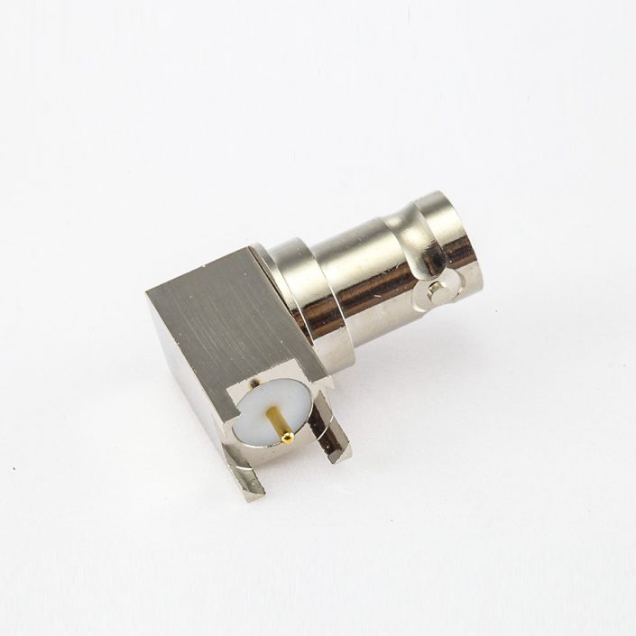 EB-001-0480 用于PCB插孔的BNC連接器母頭彎式50ohm