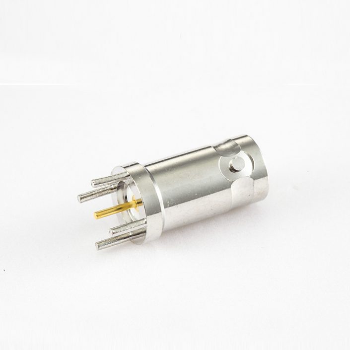 EB-001-0496 BNC連接器PCB安裝50ohm直插母頭