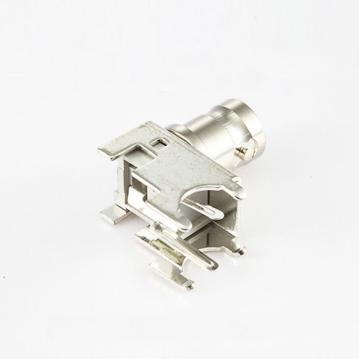 EB-001-0497 PCB安裝BNC連接器母頭彎插型50歐姆