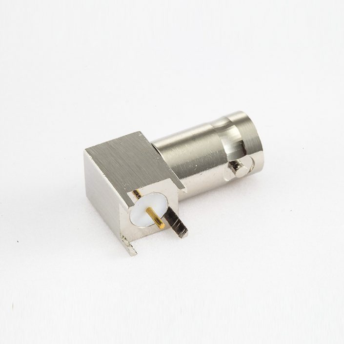 EB-001-0508 母頭BNC連接器用于PCB安裝彎式插孔50ohm