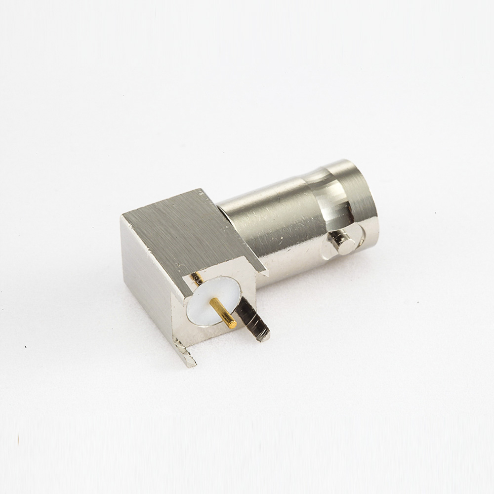 EB-001-0508 母頭BNC連接器用于PCB安裝彎式插孔50ohm